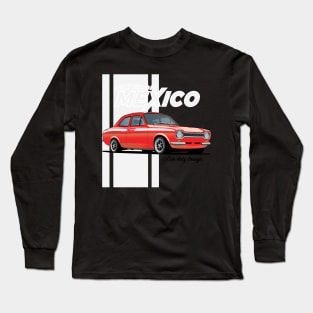 Mk1 Escort Mexico (Red + White) Long Sleeve T-Shirt